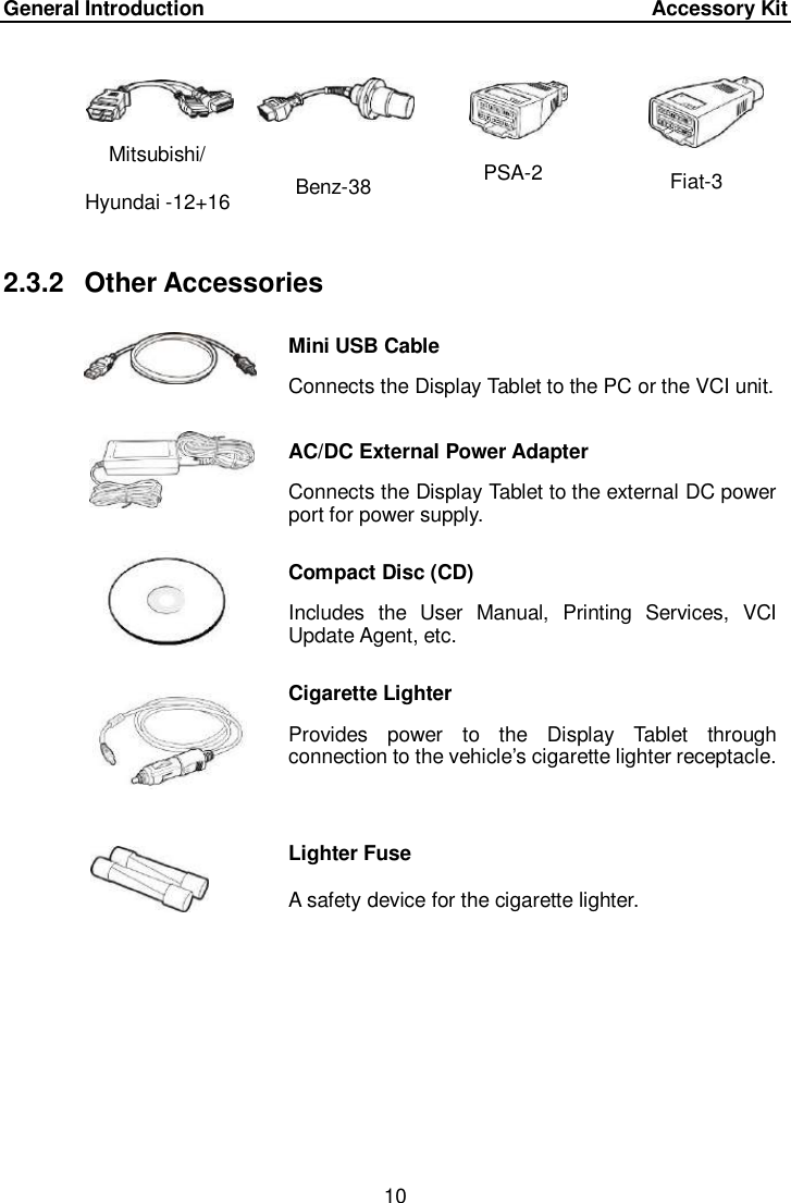 Page 17 of Autel Intelligent Tech MAXISYSMY906BT AUTOMOTIVE DIAGNOSTIC & ANALYSIS SYSTEM User Manual 