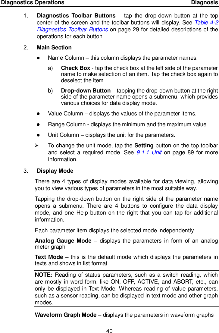Page 47 of Autel Intelligent Tech MAXISYSMY906BT AUTOMOTIVE DIAGNOSTIC & ANALYSIS SYSTEM User Manual 