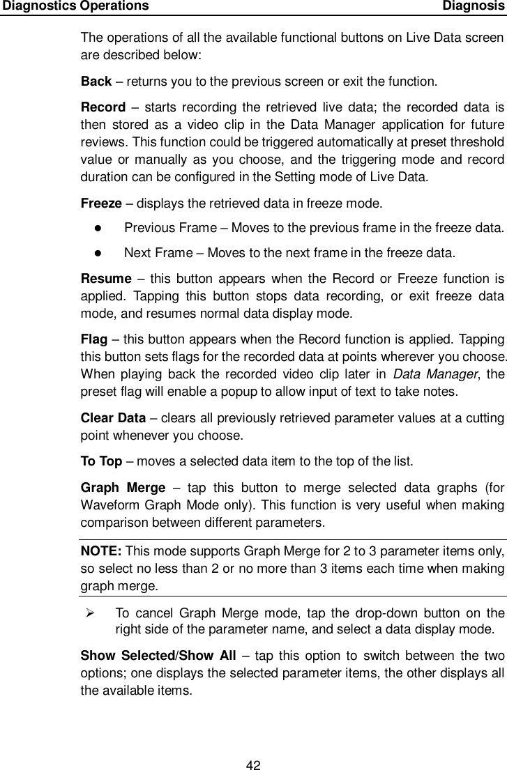 Page 49 of Autel Intelligent Tech MAXISYSMY906BT AUTOMOTIVE DIAGNOSTIC & ANALYSIS SYSTEM User Manual 