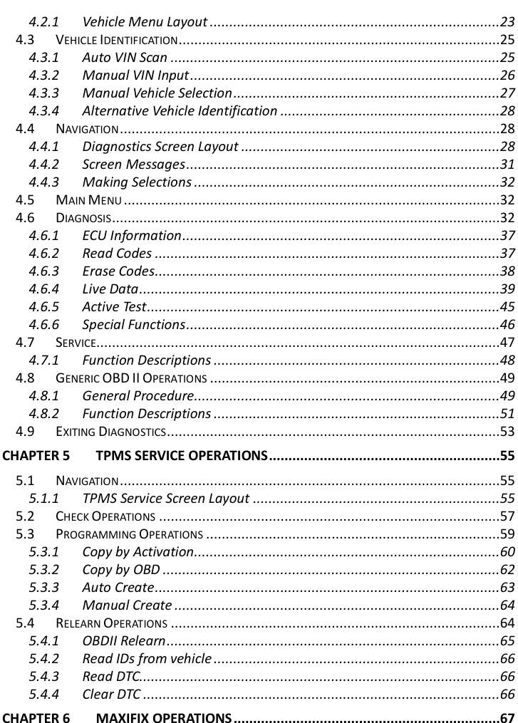 Page 5 of Autel Intelligent Tech MAXISYSMY906BT AUTOMOTIVE DIAGNOSTIC & ANALYSIS SYSTEM User Manual 