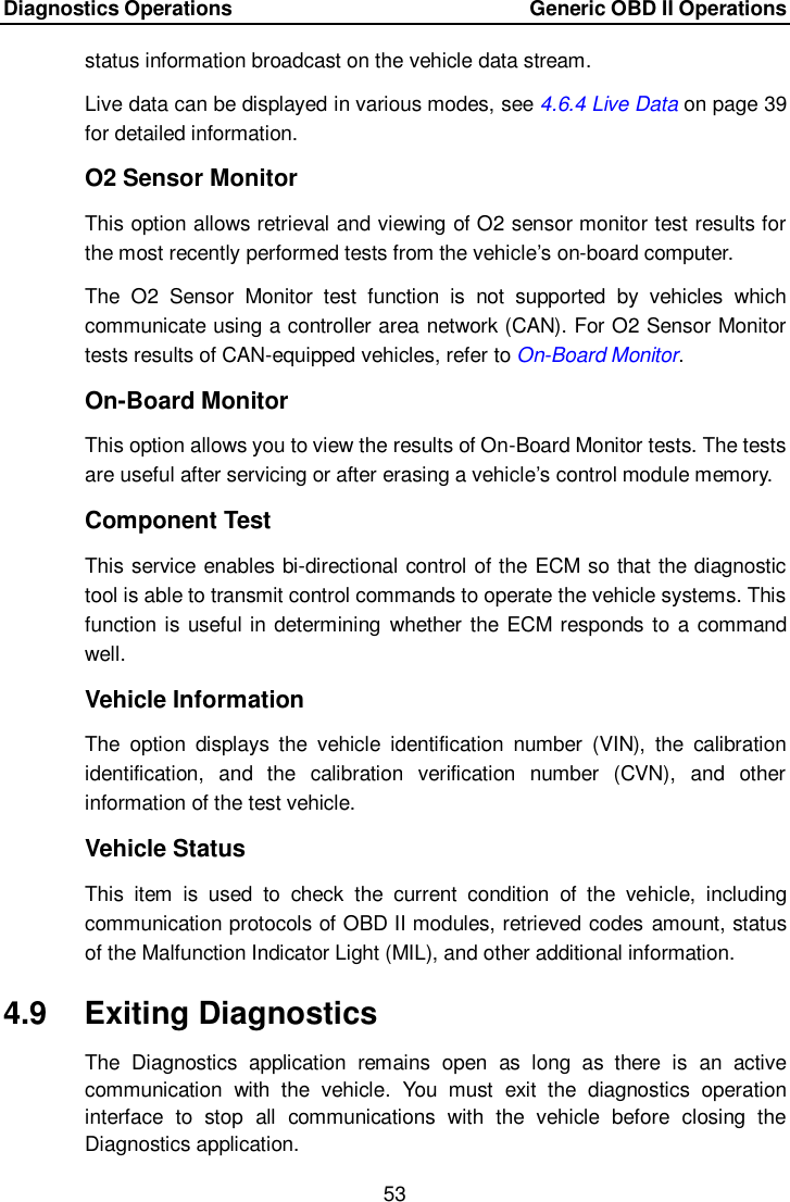 Page 60 of Autel Intelligent Tech MAXISYSMY906BT AUTOMOTIVE DIAGNOSTIC & ANALYSIS SYSTEM User Manual 