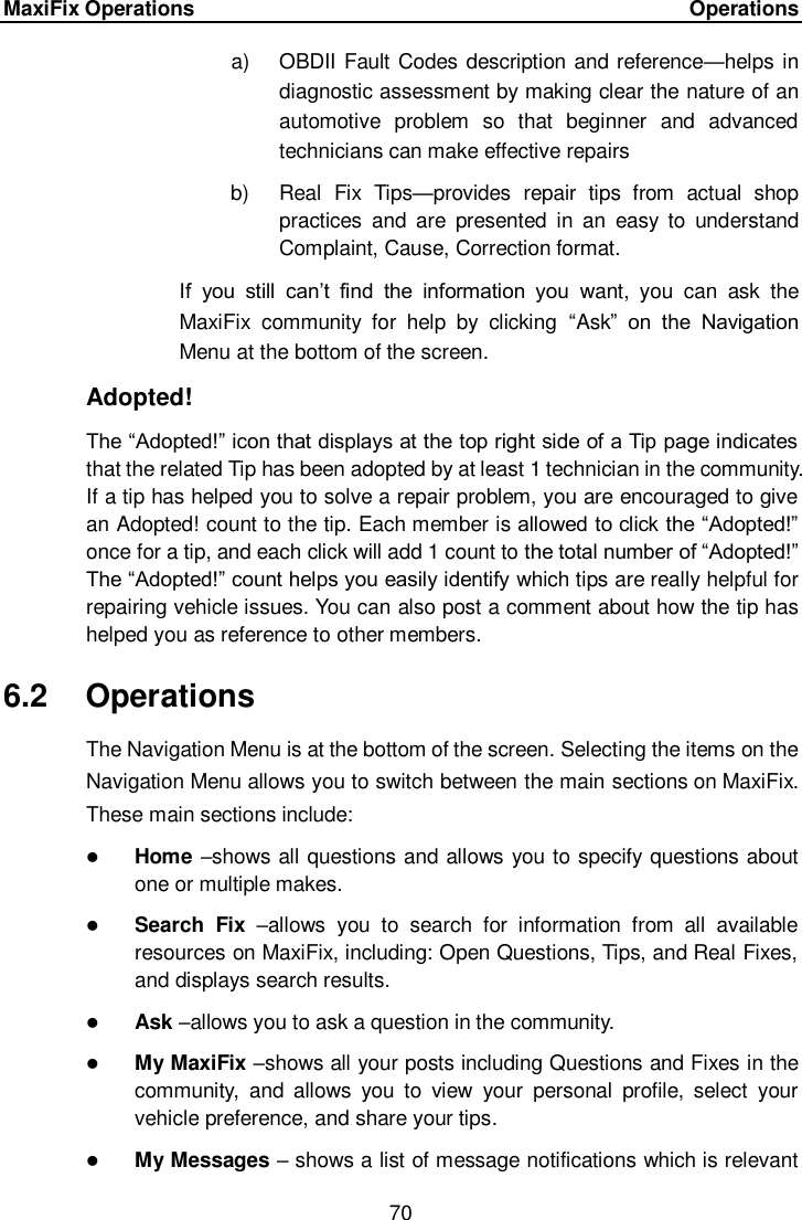 Page 77 of Autel Intelligent Tech MAXISYSMY906BT AUTOMOTIVE DIAGNOSTIC & ANALYSIS SYSTEM User Manual 