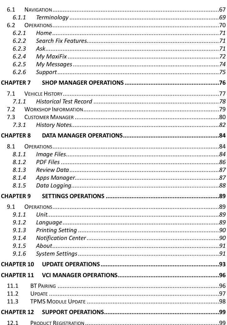 Page 6 of Autel Intelligent Tech MAXISYSMY906TS AUTOMOTIVE DIAGNOSTIC & ANALYSIS SYSTEM User Manual 