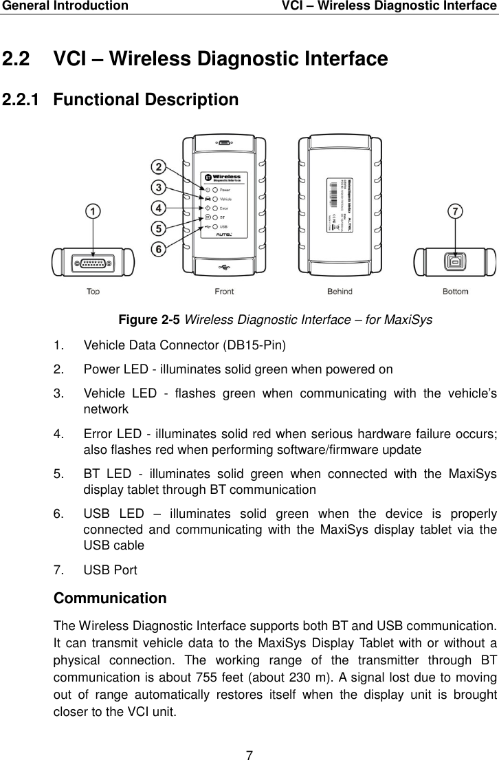Page 14 of Autel Intelligent Tech MAXISYSMY9082 AUTOMOTIVE DIAGNOSTIC & ANALYSIS SYSTEM User Manual 