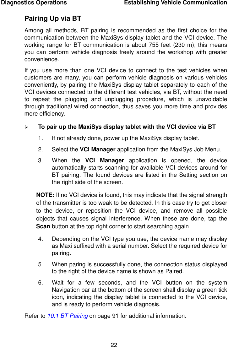 Page 29 of Autel Intelligent Tech MAXISYSMY9082 AUTOMOTIVE DIAGNOSTIC & ANALYSIS SYSTEM User Manual 