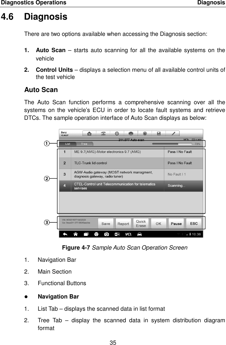 Page 42 of Autel Intelligent Tech MAXISYSMY9082 AUTOMOTIVE DIAGNOSTIC & ANALYSIS SYSTEM User Manual 