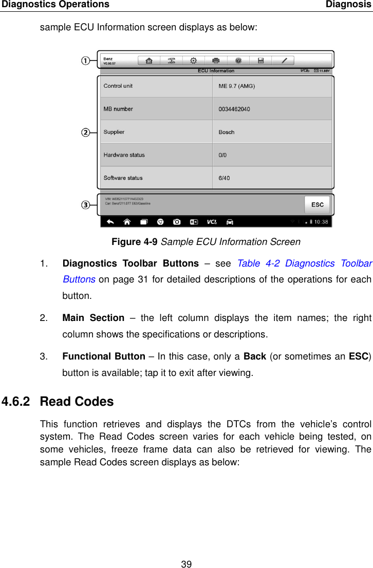 Page 46 of Autel Intelligent Tech MAXISYSMY9082 AUTOMOTIVE DIAGNOSTIC & ANALYSIS SYSTEM User Manual 