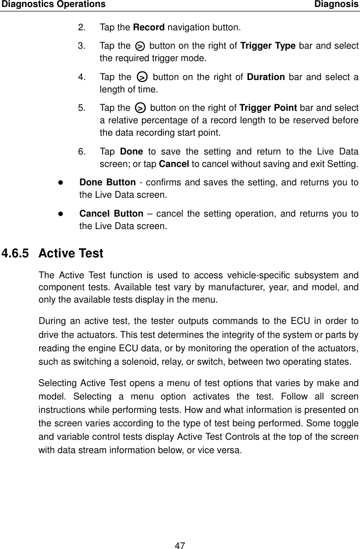 Page 54 of Autel Intelligent Tech MAXISYSMY9082 AUTOMOTIVE DIAGNOSTIC & ANALYSIS SYSTEM User Manual 