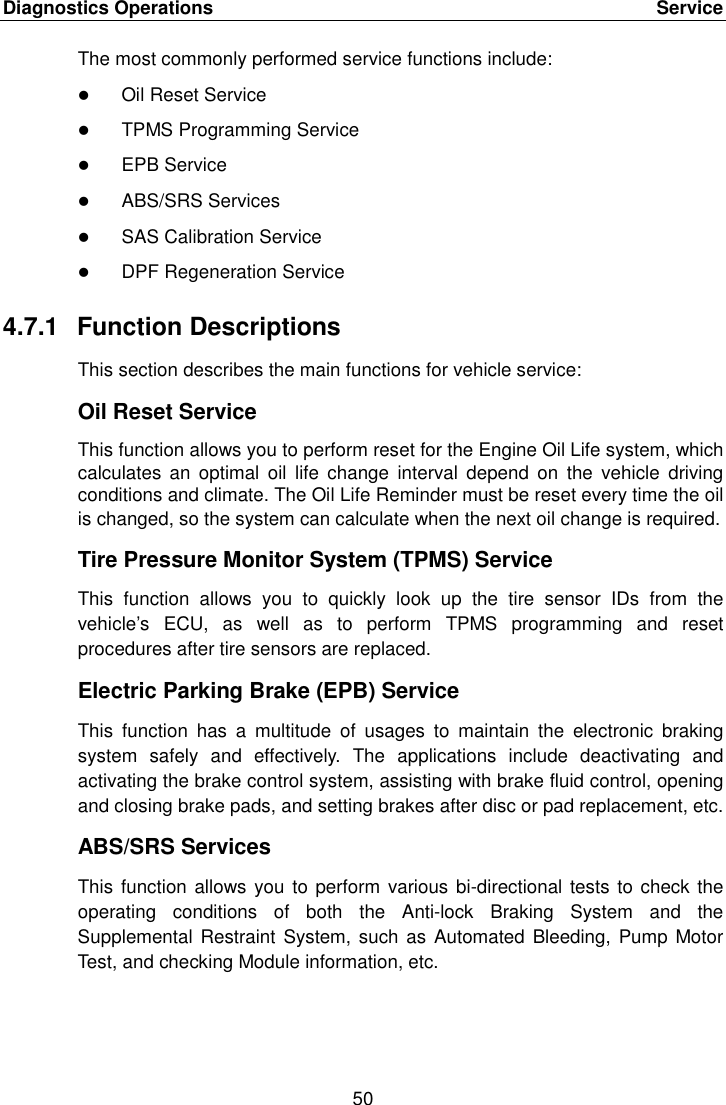 Page 57 of Autel Intelligent Tech MAXISYSMY9082 AUTOMOTIVE DIAGNOSTIC & ANALYSIS SYSTEM User Manual 