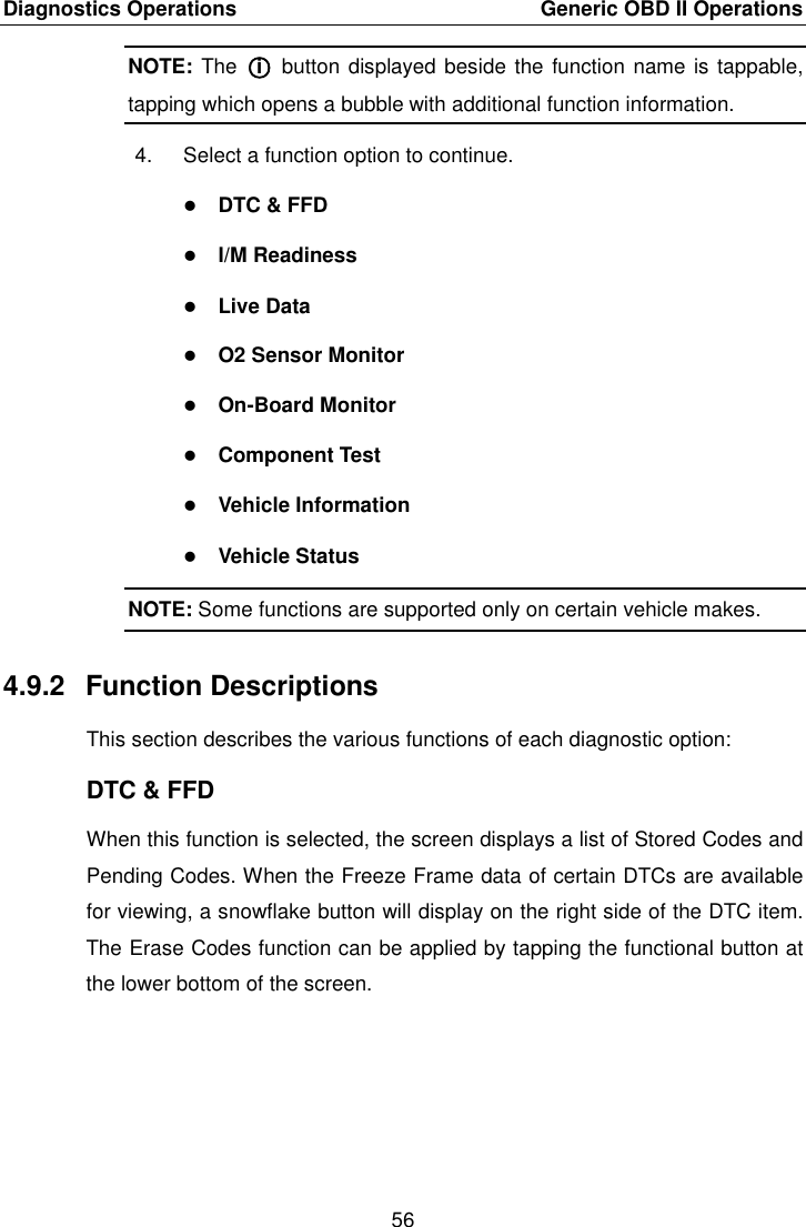 Page 63 of Autel Intelligent Tech MAXISYSMY9082 AUTOMOTIVE DIAGNOSTIC & ANALYSIS SYSTEM User Manual 