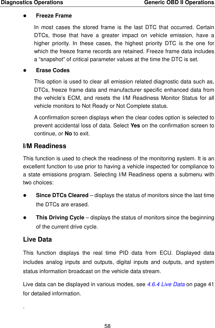 Page 65 of Autel Intelligent Tech MAXISYSMY9082 AUTOMOTIVE DIAGNOSTIC & ANALYSIS SYSTEM User Manual 