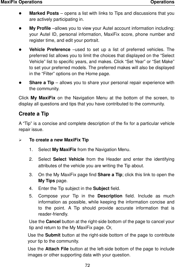 Page 79 of Autel Intelligent Tech MAXISYSMY9082 AUTOMOTIVE DIAGNOSTIC & ANALYSIS SYSTEM User Manual 