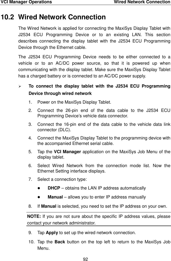 Page 99 of Autel Intelligent Tech MAXISYSMY9082 AUTOMOTIVE DIAGNOSTIC & ANALYSIS SYSTEM User Manual 