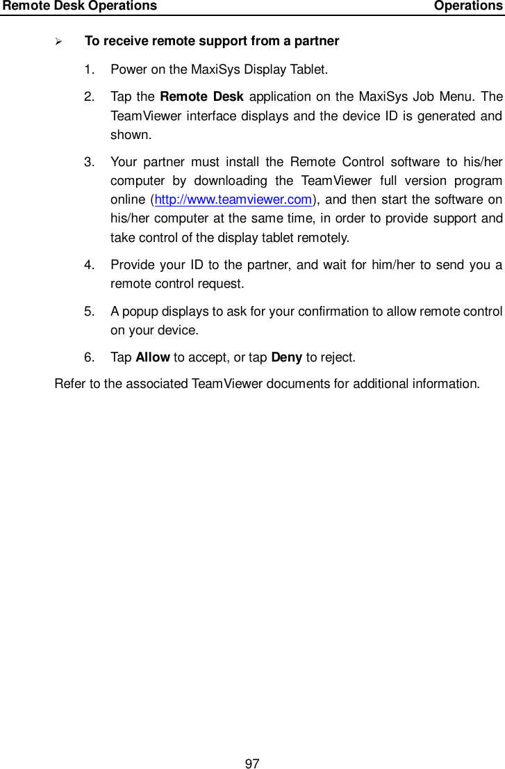 Page 104 of Autel Intelligent Technology MAXISYSELITE2 AUTOMOTIVE DIAGNOSTIC & ANALYSIS SYSTEM User Manual 