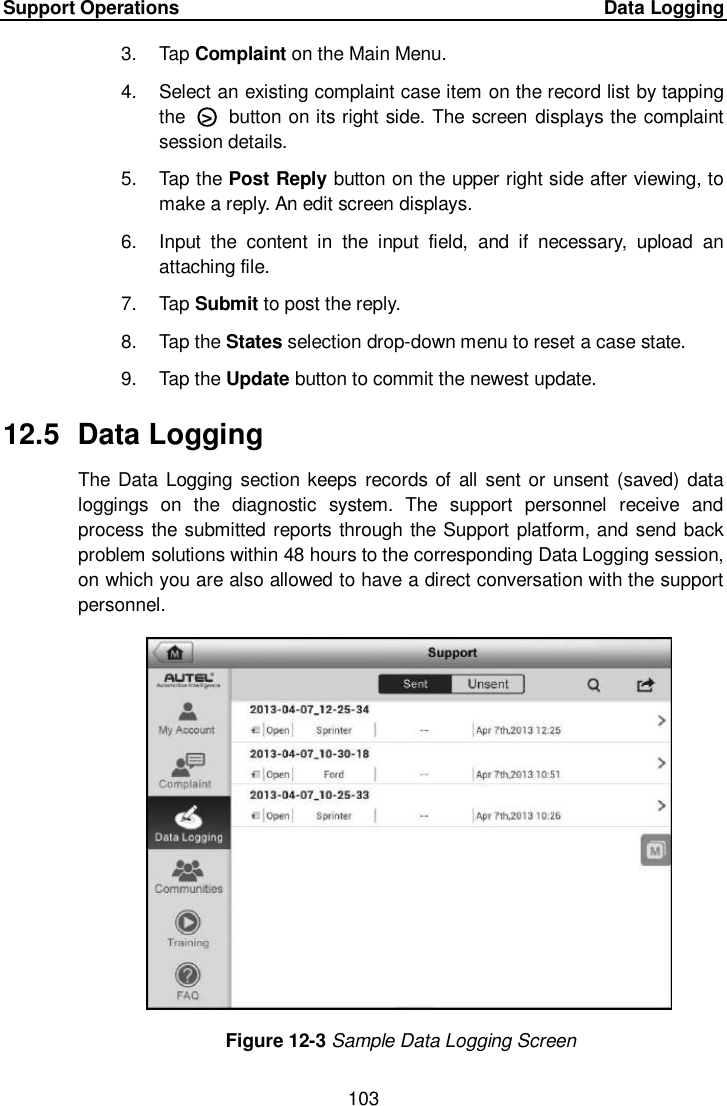Page 110 of Autel Intelligent Technology MAXISYSELITE2 AUTOMOTIVE DIAGNOSTIC & ANALYSIS SYSTEM User Manual 