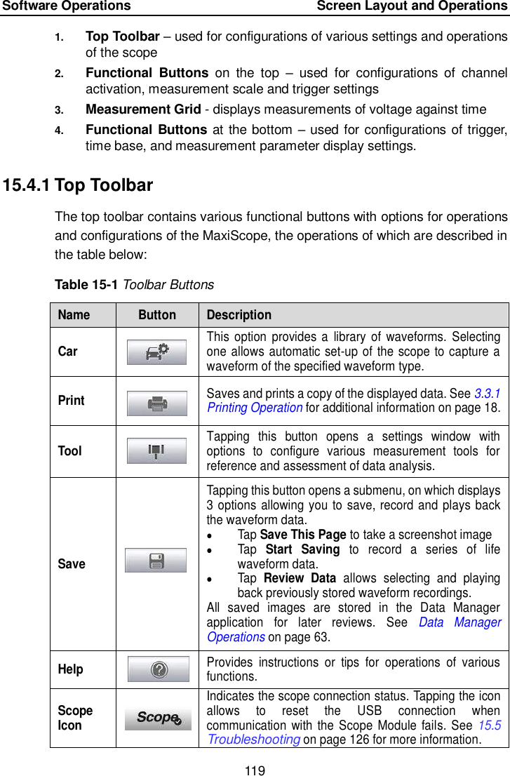 Page 126 of Autel Intelligent Technology MAXISYSELITE2 AUTOMOTIVE DIAGNOSTIC & ANALYSIS SYSTEM User Manual 
