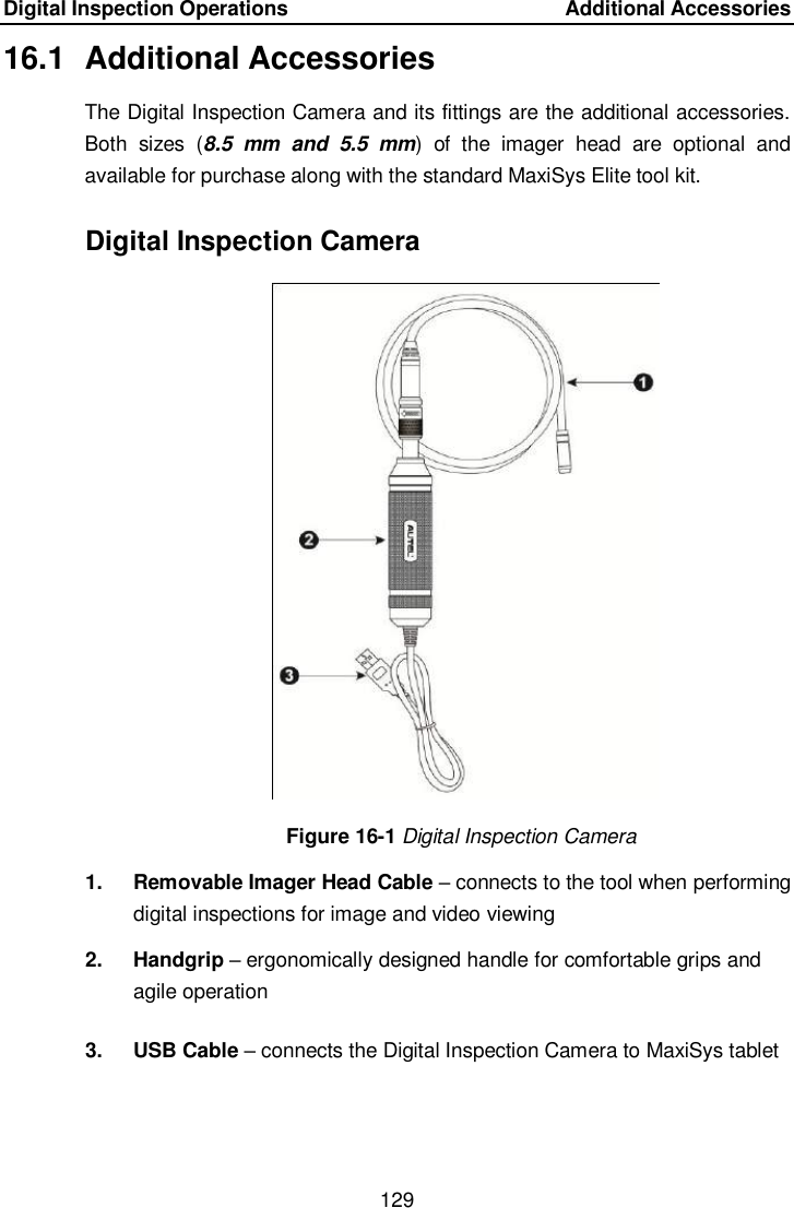 Page 136 of Autel Intelligent Technology MAXISYSELITE2 AUTOMOTIVE DIAGNOSTIC & ANALYSIS SYSTEM User Manual 