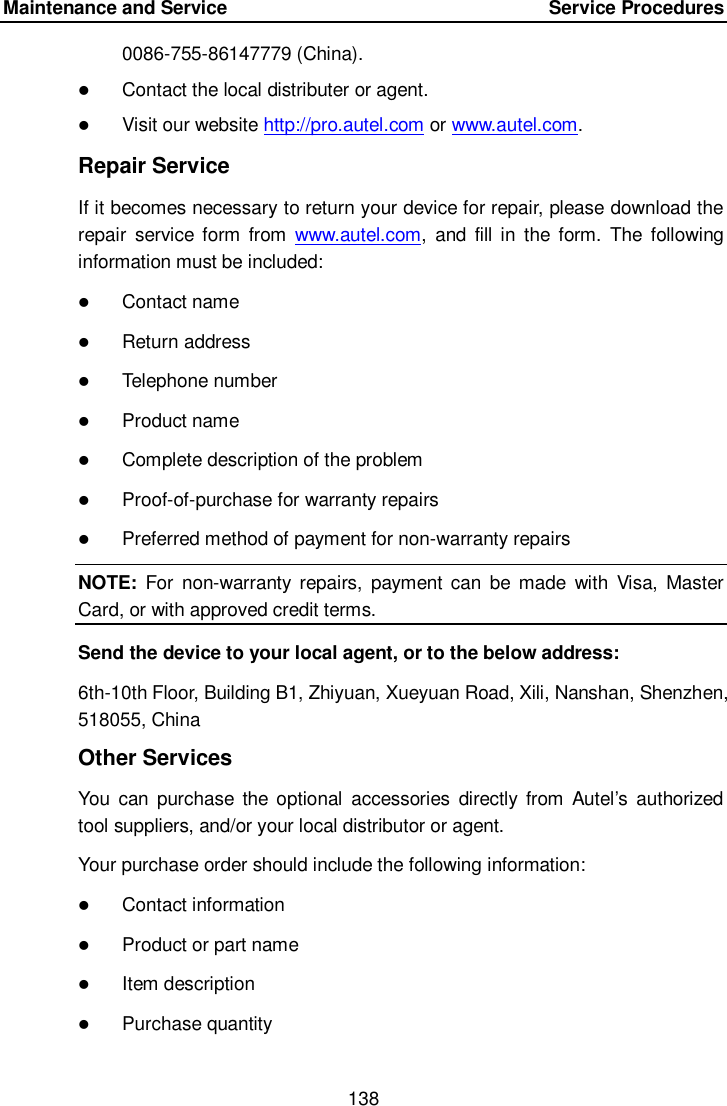 Page 145 of Autel Intelligent Technology MAXISYSELITE2 AUTOMOTIVE DIAGNOSTIC & ANALYSIS SYSTEM User Manual 