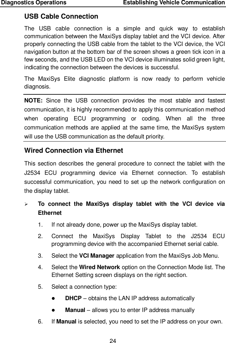 Page 31 of Autel Intelligent Technology MAXISYSELITE2 AUTOMOTIVE DIAGNOSTIC & ANALYSIS SYSTEM User Manual 