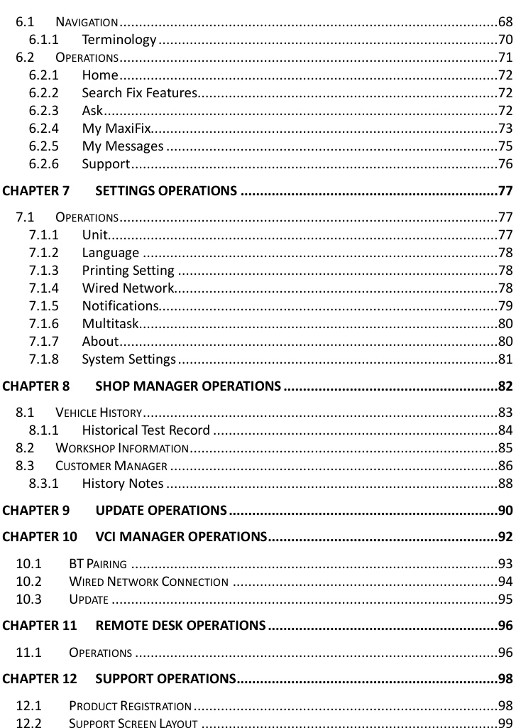 Page 6 of Autel Intelligent Technology MAXISYSELITE2 AUTOMOTIVE DIAGNOSTIC & ANALYSIS SYSTEM User Manual 