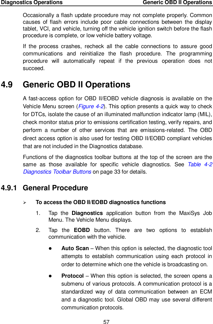 Page 64 of Autel Intelligent Technology MAXISYSELITE2 AUTOMOTIVE DIAGNOSTIC & ANALYSIS SYSTEM User Manual 