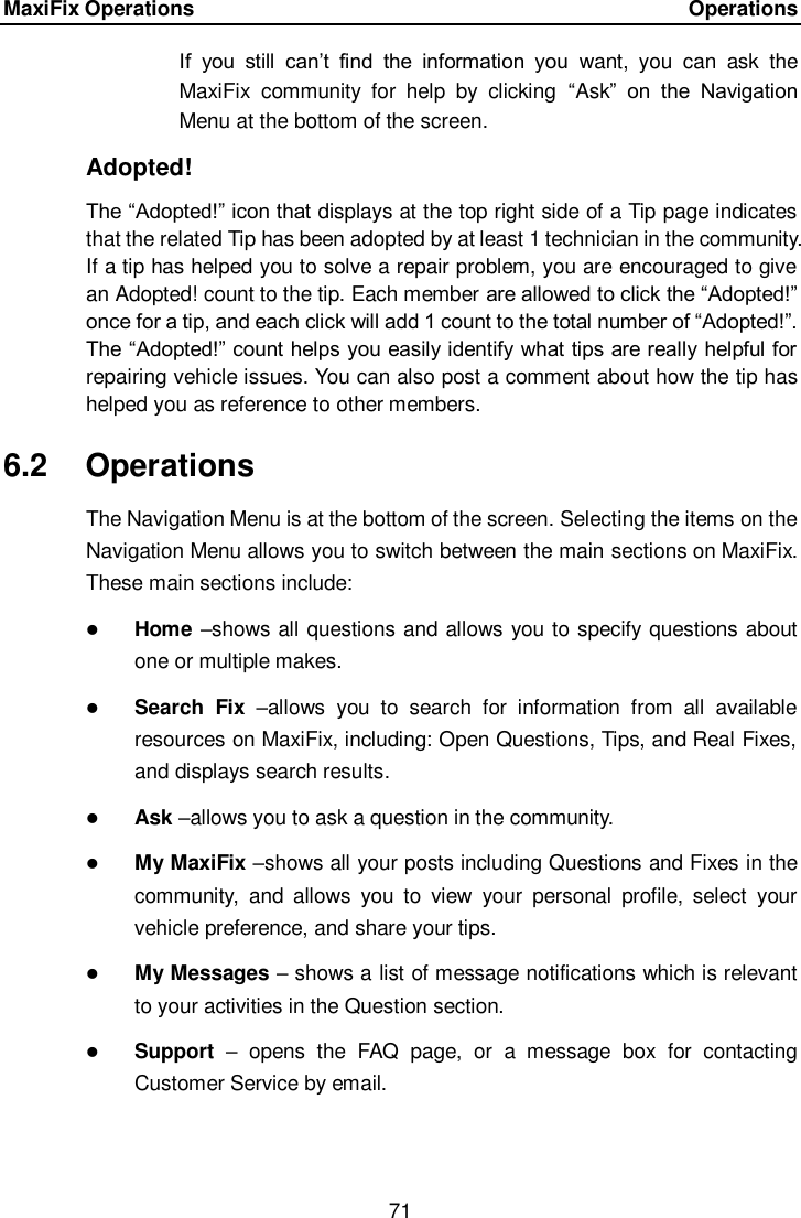 Page 78 of Autel Intelligent Technology MAXISYSELITE2 AUTOMOTIVE DIAGNOSTIC & ANALYSIS SYSTEM User Manual 