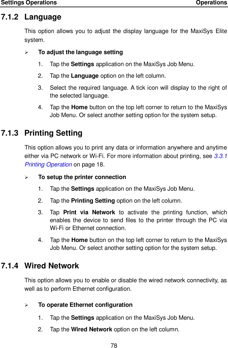 Page 85 of Autel Intelligent Technology MAXISYSELITE2 AUTOMOTIVE DIAGNOSTIC & ANALYSIS SYSTEM User Manual 