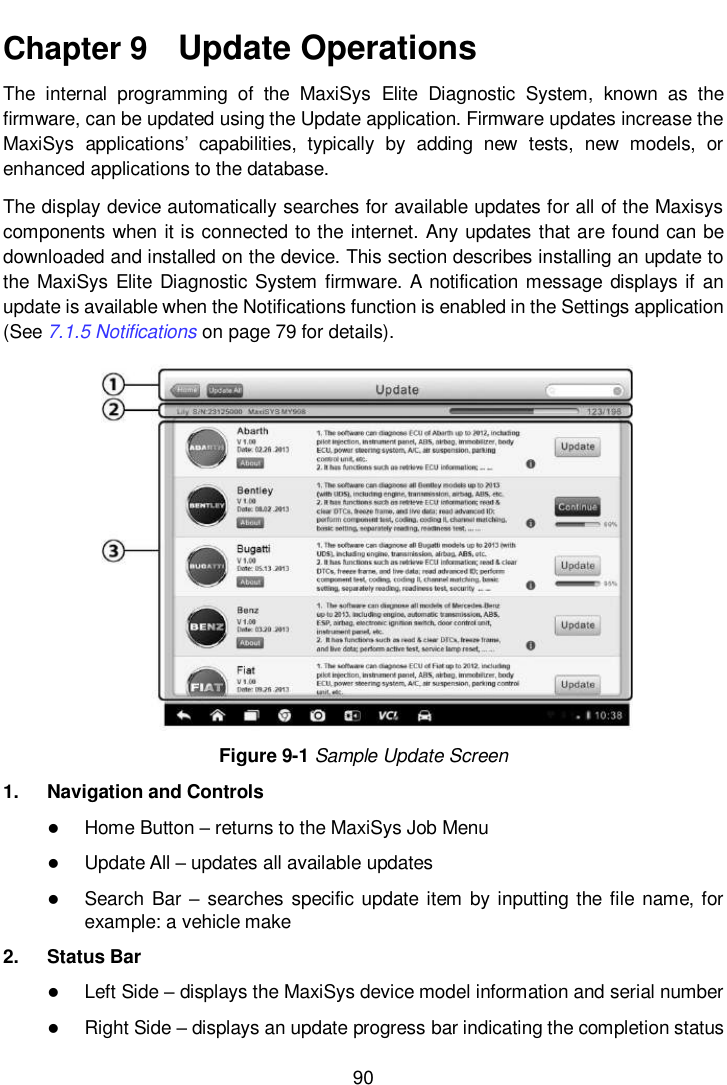 Page 97 of Autel Intelligent Technology MAXISYSELITE2 AUTOMOTIVE DIAGNOSTIC & ANALYSIS SYSTEM User Manual 
