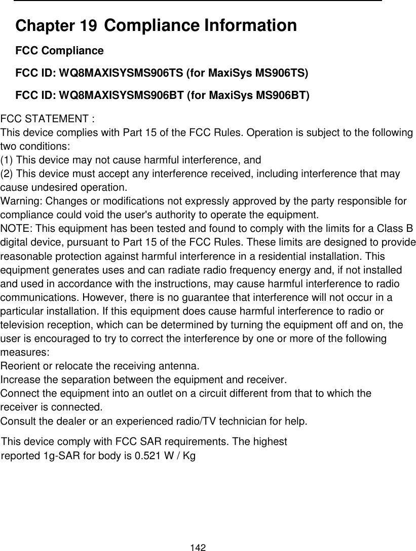 Page 149 of Autel Intelligent Technology MAXISYSMY906BT AUTOMOTIVE DIAGNOSTIC & ANALYSIS SYSTEM User Manual 