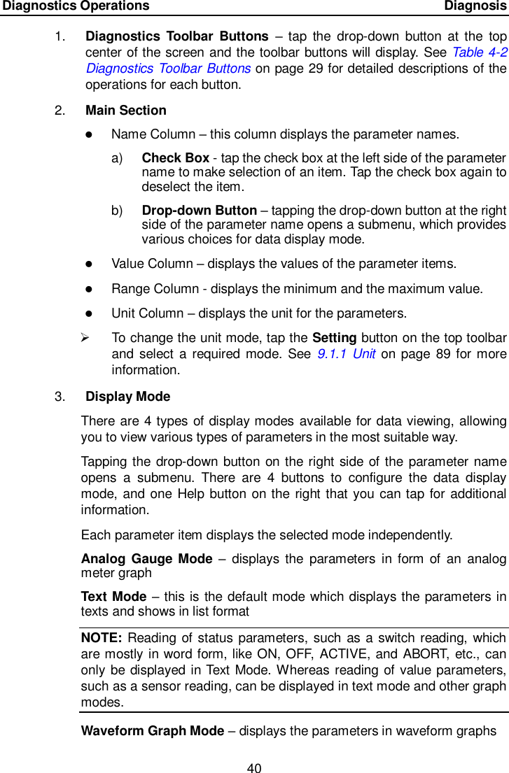 Page 47 of Autel Intelligent Technology MAXISYSMY906BT AUTOMOTIVE DIAGNOSTIC & ANALYSIS SYSTEM User Manual 