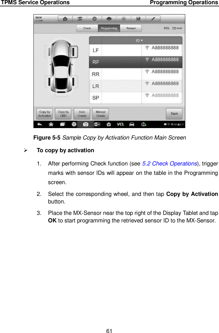 Page 68 of Autel Intelligent Technology MAXISYSMY906BT AUTOMOTIVE DIAGNOSTIC & ANALYSIS SYSTEM User Manual 