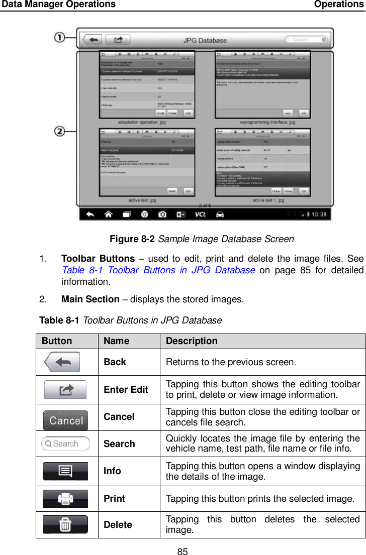 Page 92 of Autel Intelligent Technology MAXISYSMY906BT AUTOMOTIVE DIAGNOSTIC & ANALYSIS SYSTEM User Manual 