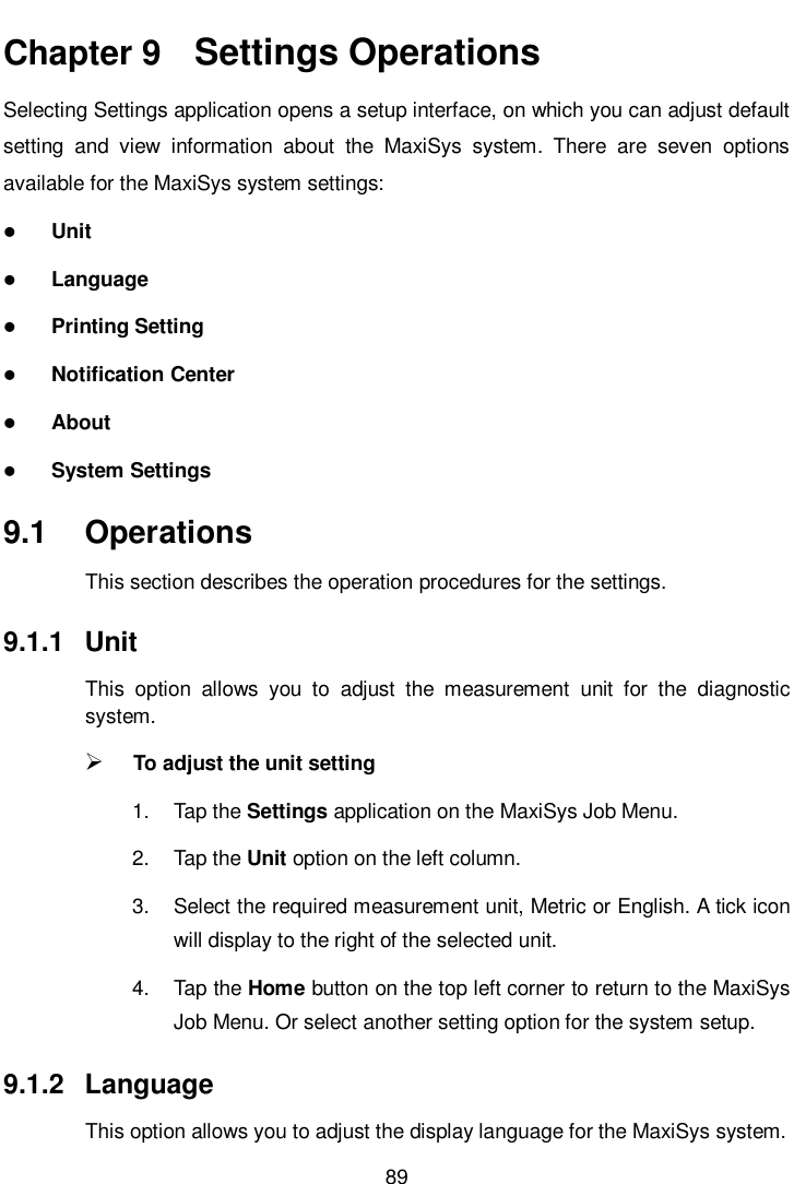 Page 96 of Autel Intelligent Technology MAXISYSMY906TS AUTOMOTIVE DIAGNOSTIC & ANALYSIS SYSTEM User Manual 