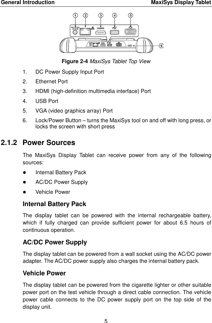 Page 12 of Autel Intelligent Technology MAXISYSMY9082 AUTOMOTIVE DIAGNOSTIC & ANALYSIS SYSTEM User Manual 