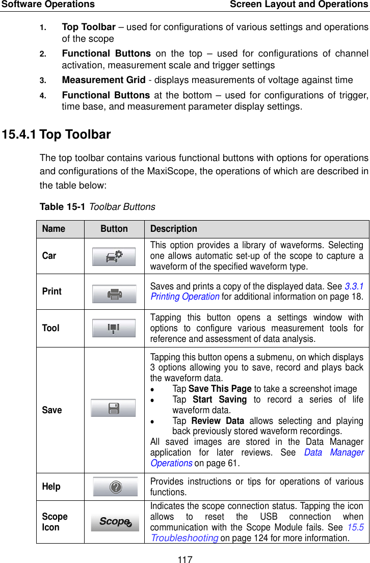 Page 124 of Autel Intelligent Technology MAXISYSMY9082 AUTOMOTIVE DIAGNOSTIC & ANALYSIS SYSTEM User Manual 