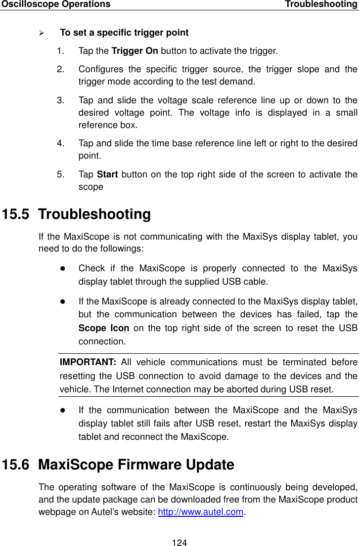Page 131 of Autel Intelligent Technology MAXISYSMY9082 AUTOMOTIVE DIAGNOSTIC & ANALYSIS SYSTEM User Manual 