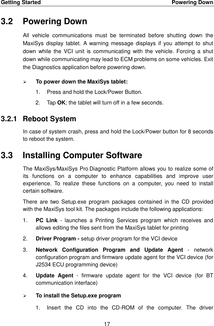 Page 24 of Autel Intelligent Technology MAXISYSMY9082 AUTOMOTIVE DIAGNOSTIC & ANALYSIS SYSTEM User Manual 