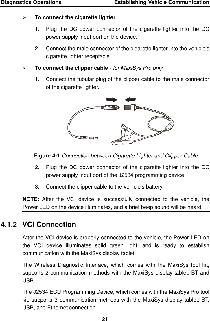 Page 28 of Autel Intelligent Technology MAXISYSMY9082 AUTOMOTIVE DIAGNOSTIC & ANALYSIS SYSTEM User Manual 