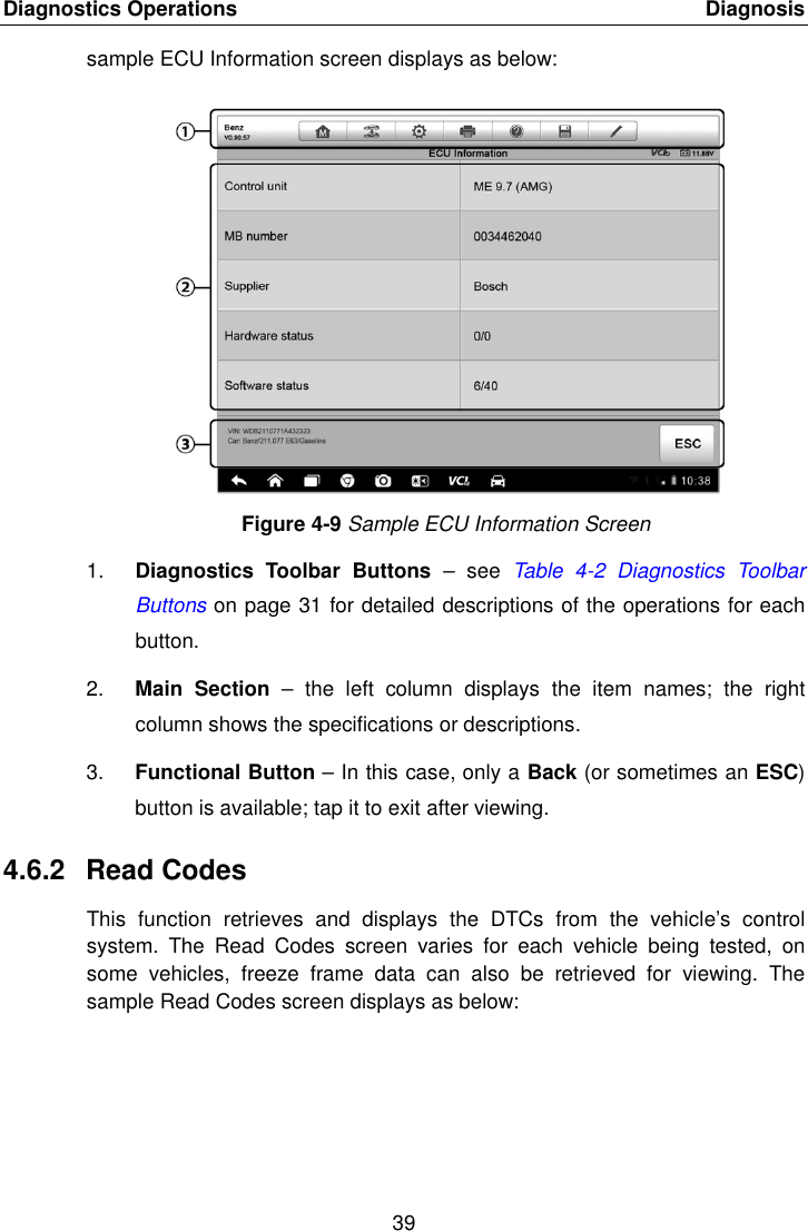 Page 46 of Autel Intelligent Technology MAXISYSMY9082 AUTOMOTIVE DIAGNOSTIC & ANALYSIS SYSTEM User Manual 
