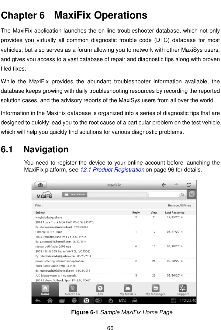 Page 73 of Autel Intelligent Technology MAXISYSMY9082 AUTOMOTIVE DIAGNOSTIC & ANALYSIS SYSTEM User Manual 