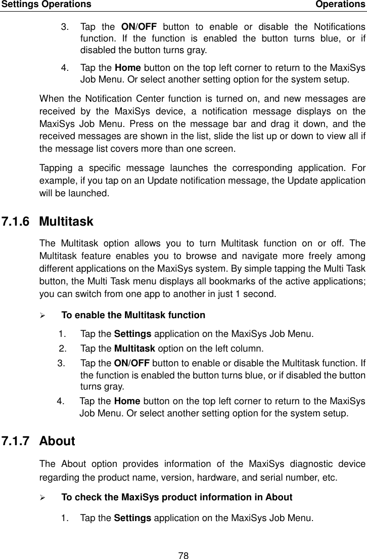 Page 85 of Autel Intelligent Technology MAXISYSMY9082 AUTOMOTIVE DIAGNOSTIC & ANALYSIS SYSTEM User Manual 