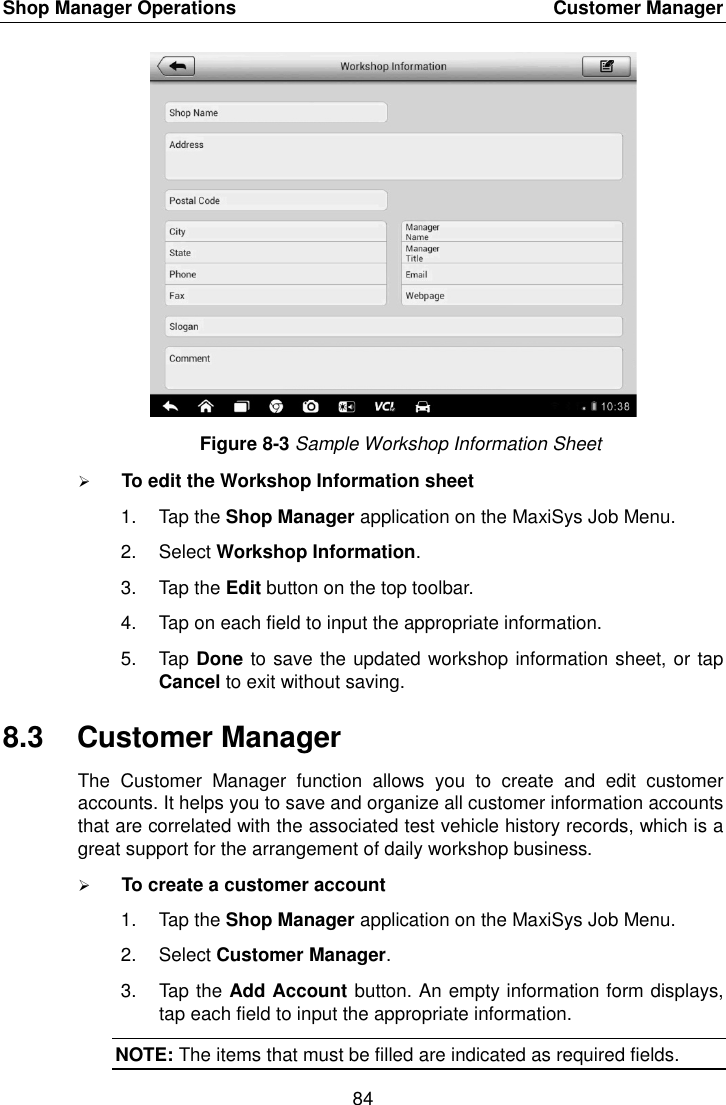 Page 91 of Autel Intelligent Technology MAXISYSMY9082 AUTOMOTIVE DIAGNOSTIC & ANALYSIS SYSTEM User Manual 