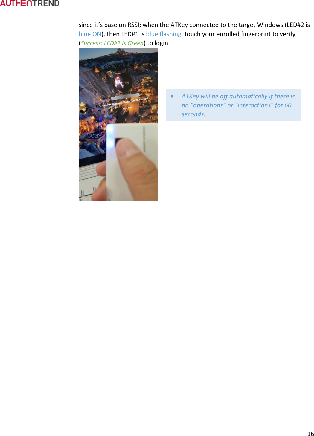 Page 17 of Authentrend TECHNOLOGY ATKEYCARD1 ATKey.card User Manual ATKey card User Guide