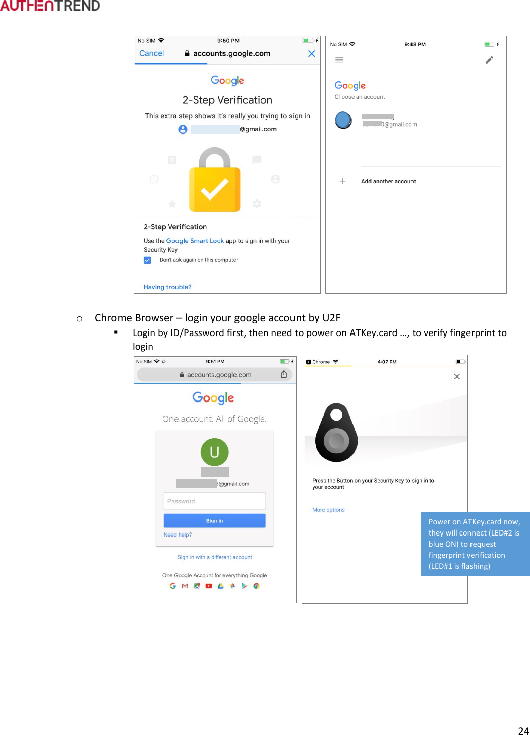 Page 25 of Authentrend TECHNOLOGY ATKEYCARD1 ATKey.card User Manual ATKey card User Guide
