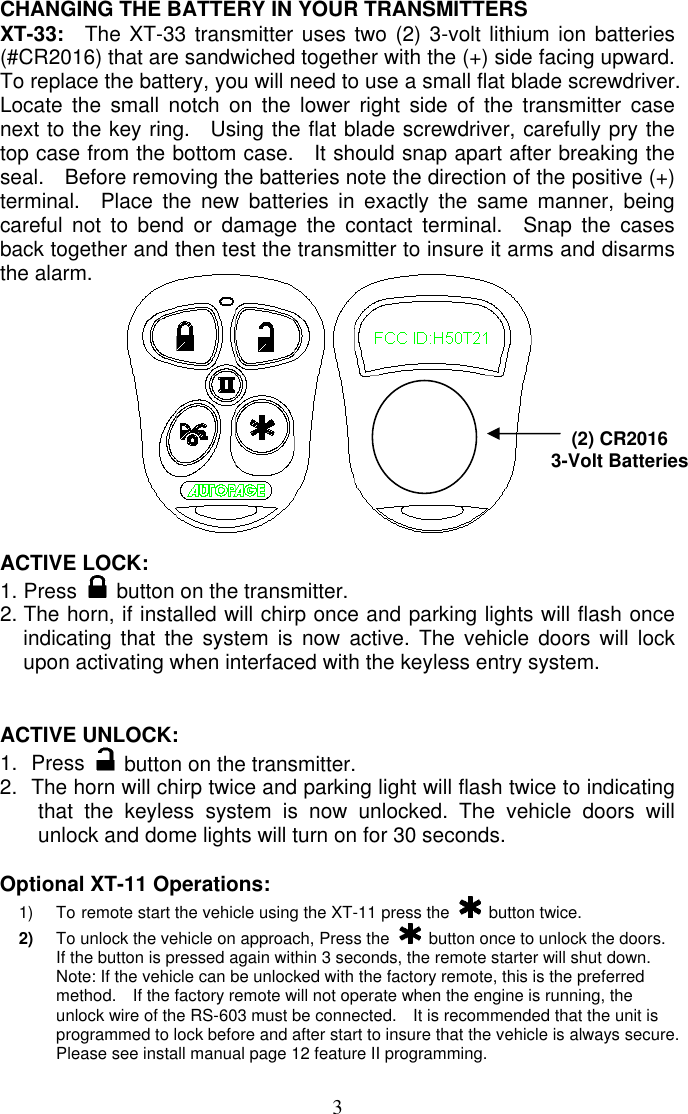 Page 3 of 12 - Auto-Page Auto-Page-C3-Rs603-Owners-Manual RS-603 OPER Manual 7908