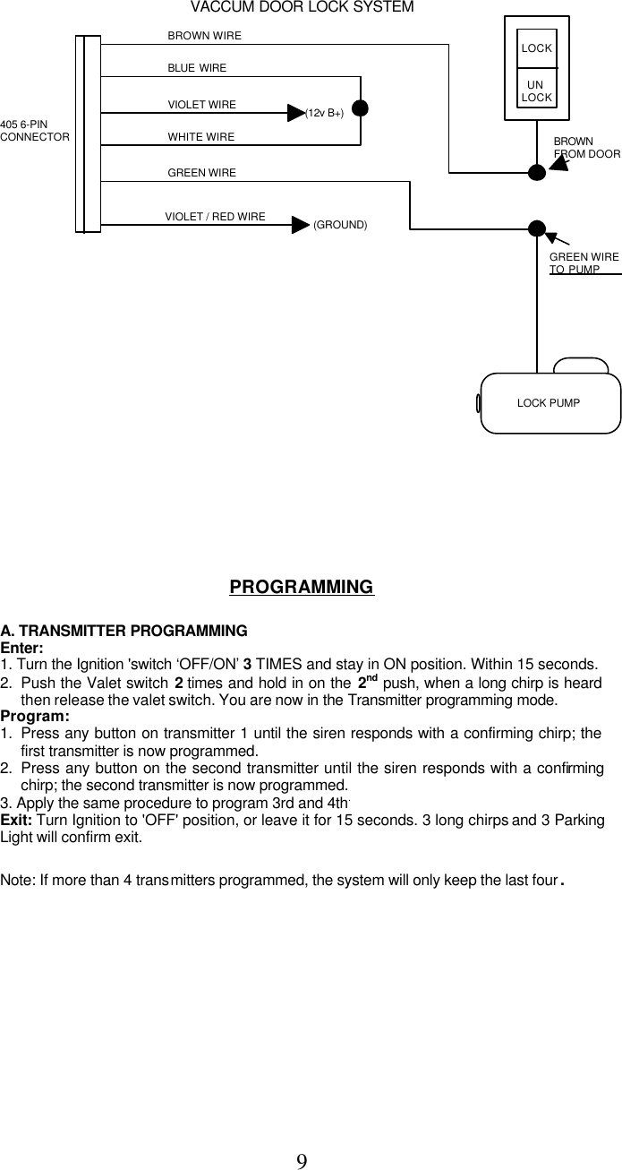 Page 9 of 12 - Auto-Page Auto-Page-Rf-425Lcd-Installation-Manual- ManualsLib - Makes It Easy To Find Manuals Online!  Auto-page-rf-425lcd-installation-manual