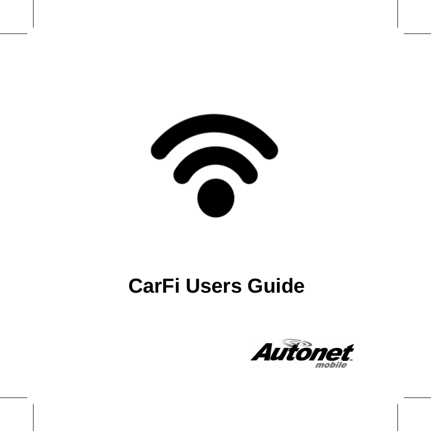 CarFi Users Guide 