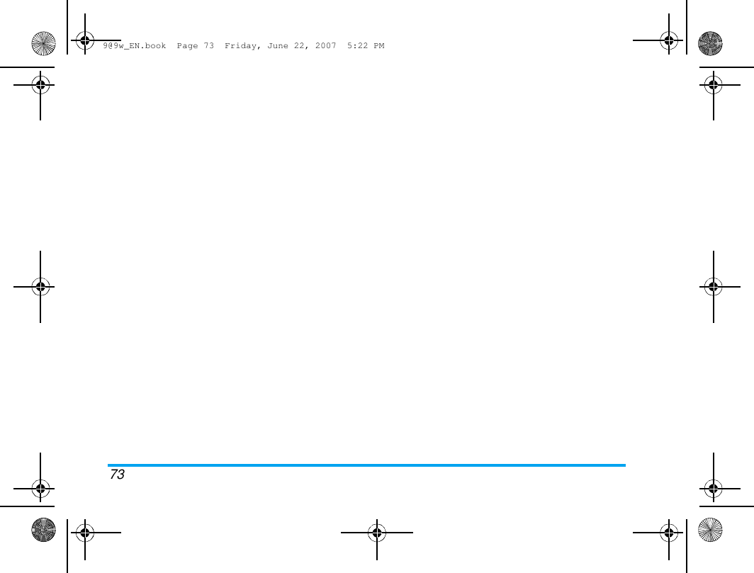 9@9w_EN.book  Page 73  Friday, June 22, 2007  5:22 PM  73 