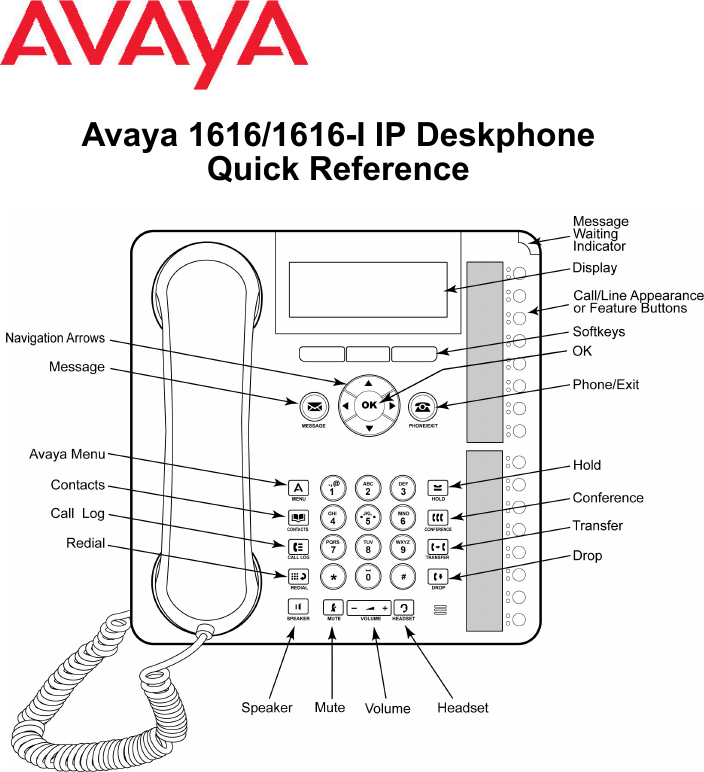 Page 3 of 3 - Avaya Avaya-1616-1616-I-Users-Manual- 1616/1616-I IP Deskphone  Avaya-1616-1616-i-users-manual