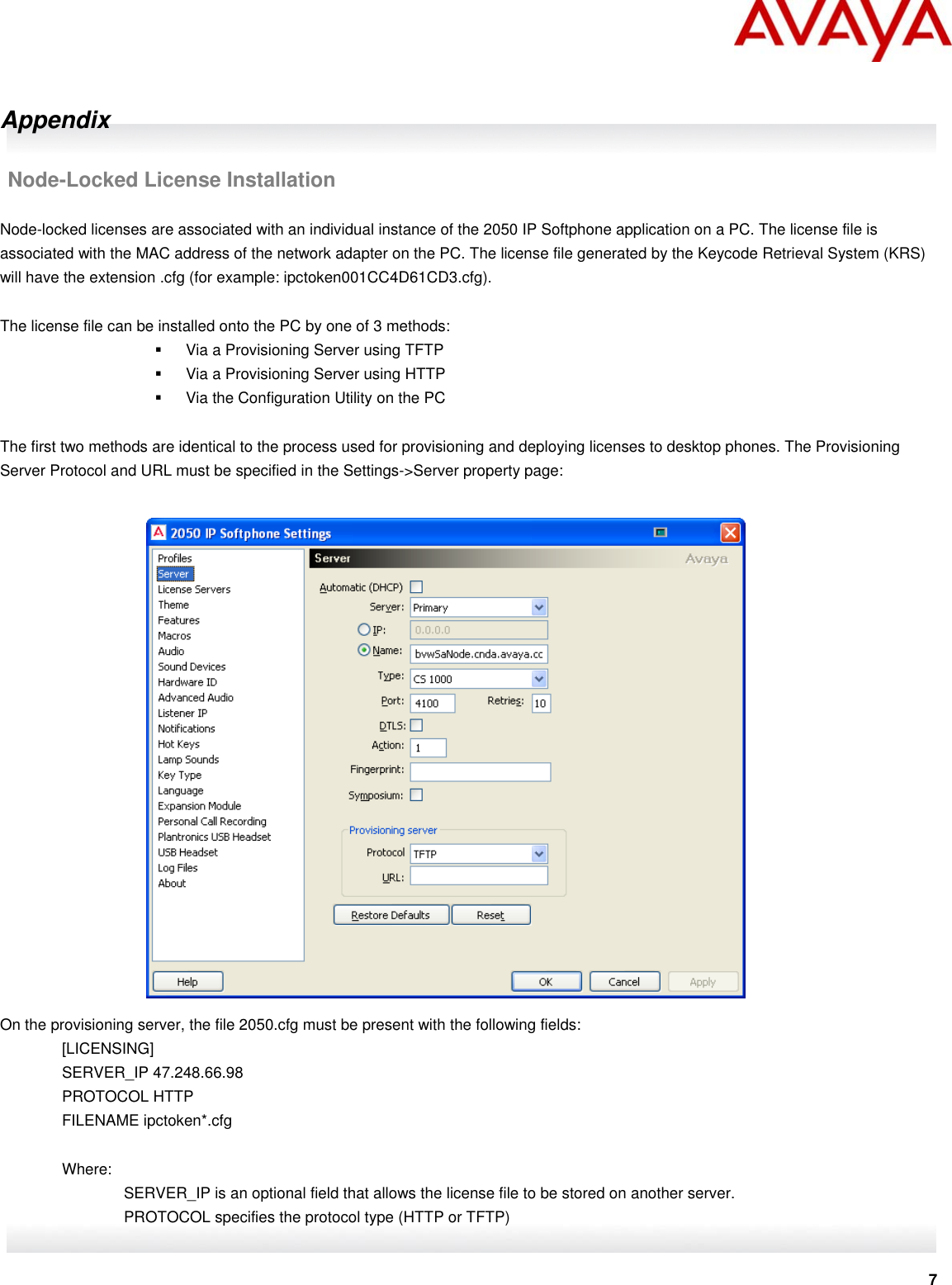 Page 7 of 8 - Avaya Avaya-2050-Ip-Softphone-Users-Manual- Bulletin #/ Goes Here  Avaya-2050-ip-softphone-users-manual